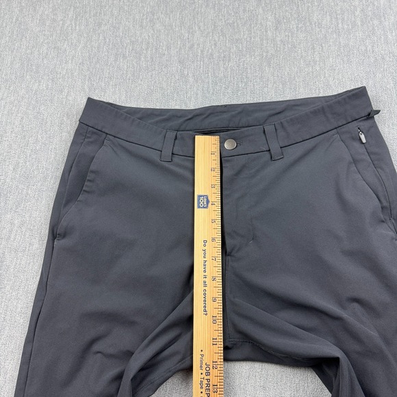 Lululemon Pants Mens 33 Black Commission Slim Warpstreme Chino Khaki M5974S - Picture 6 of 11